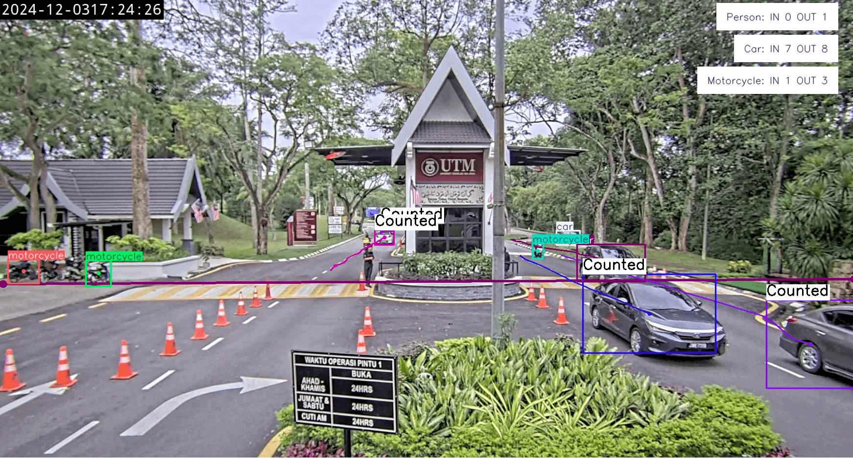 AI Traffic Detection in Action